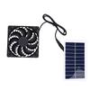 Solar Exhaust Fan with Solar Panel Heat Dissipation Ventilation Fan Set for Chicken Coop Greenhouse Shed Pet House