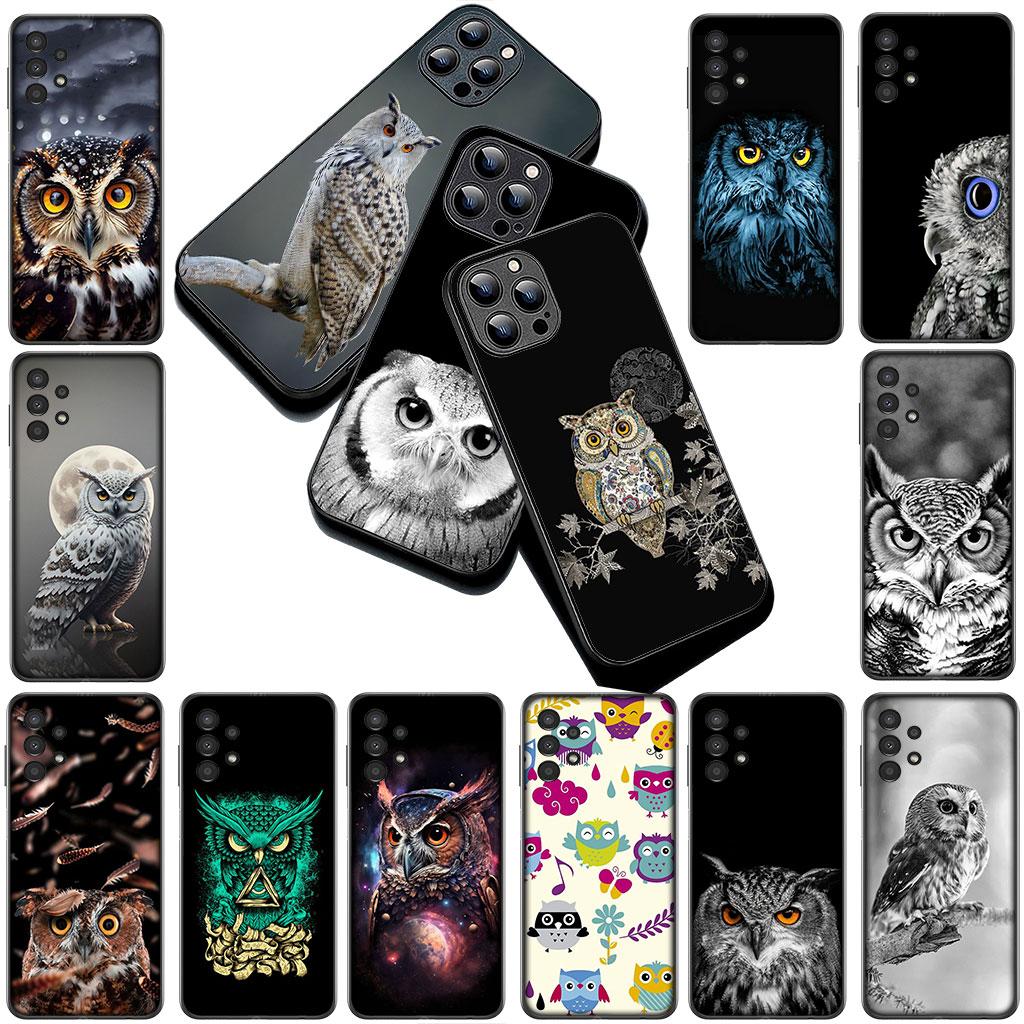 Casing Phone Cover for Xiaomi Redmi Note 12 11 10 A3 Pro 10A 10C 12C Note12 5G 4G Case  Bird Owl Animal