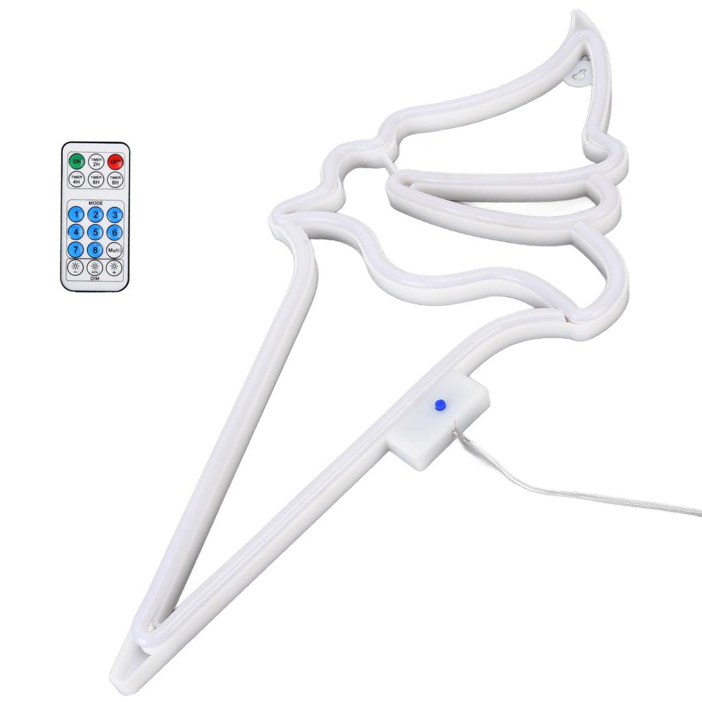 LED Neonlicht Eiscreme Wasserdicht Batterie USB Betrieben Hängend Dekorativ Fernbedienung Neon