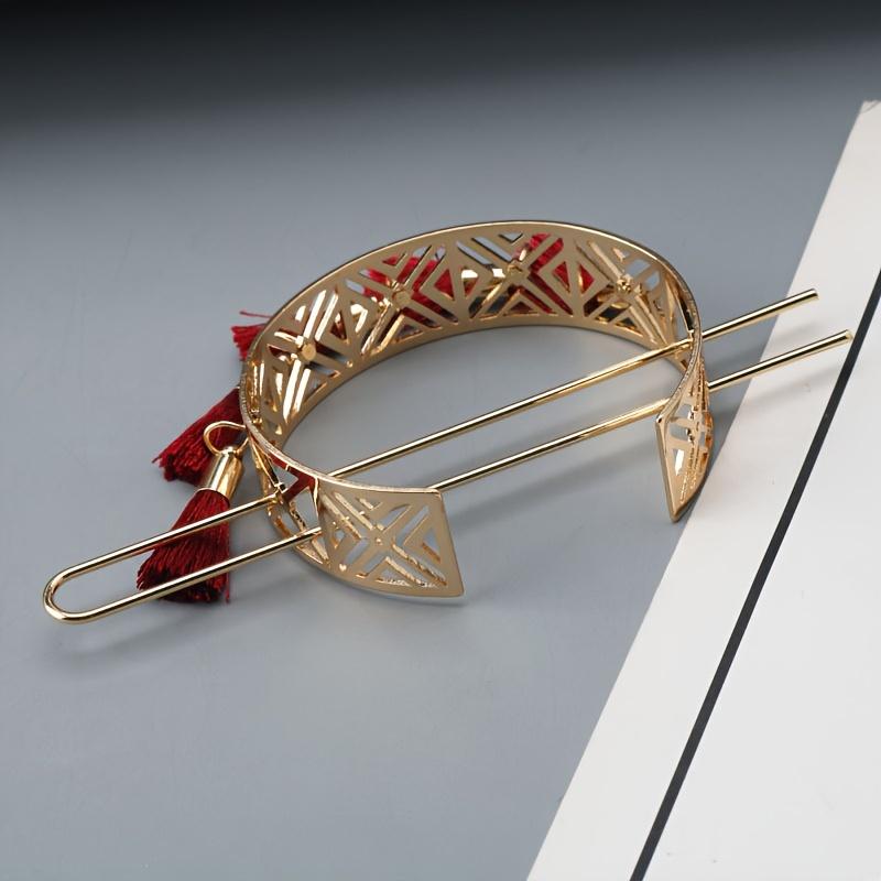 [Retro Tassel] Floral Hollow Retro Tassel Hairpins | Hair Accessories