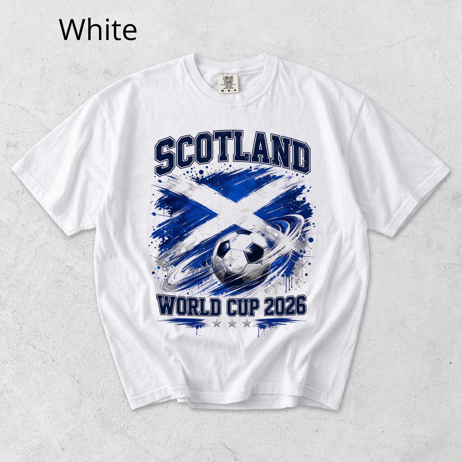 Scotland World Cup 2026 T-Shirt, Football Fan Tee L