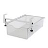 Carbon Steel Under-table Storage Rack Smooth Slide/Pull-out Breathable Pull-out Cabinet Mesh Drawer Large Load Bearing
