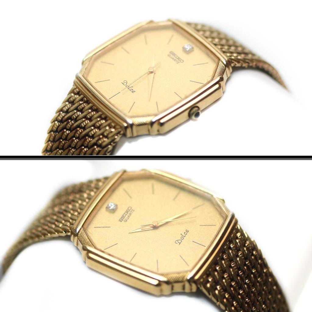 [USED] Seiko Dolce 1P Diamond Gold Tone 7731-5000
