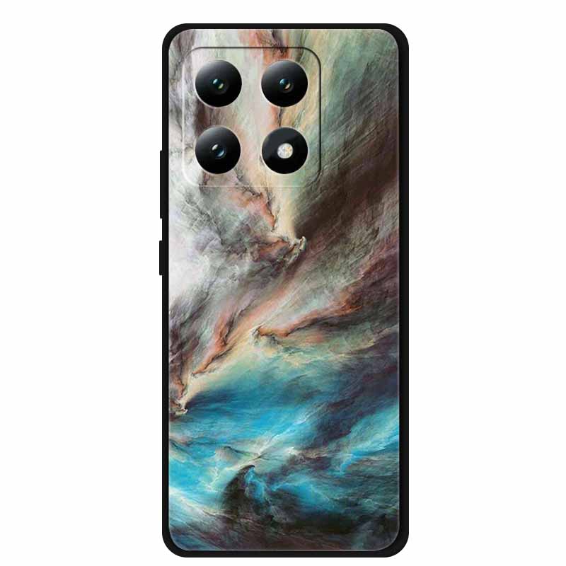 For Xiaomi 15T 5G Case Silicone Luxury Animal TPU Soft Printing Bumper for Xiaomi 15T Pro 5G Starry Sky Scenery Shockproof Cover