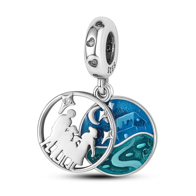 Neuer Kupfer-Stammbaum-Zwinger-Anstecknadel-Anhänger Schmuckstück Perle Passend für Original-Charms-Armband Schmuckzubehör