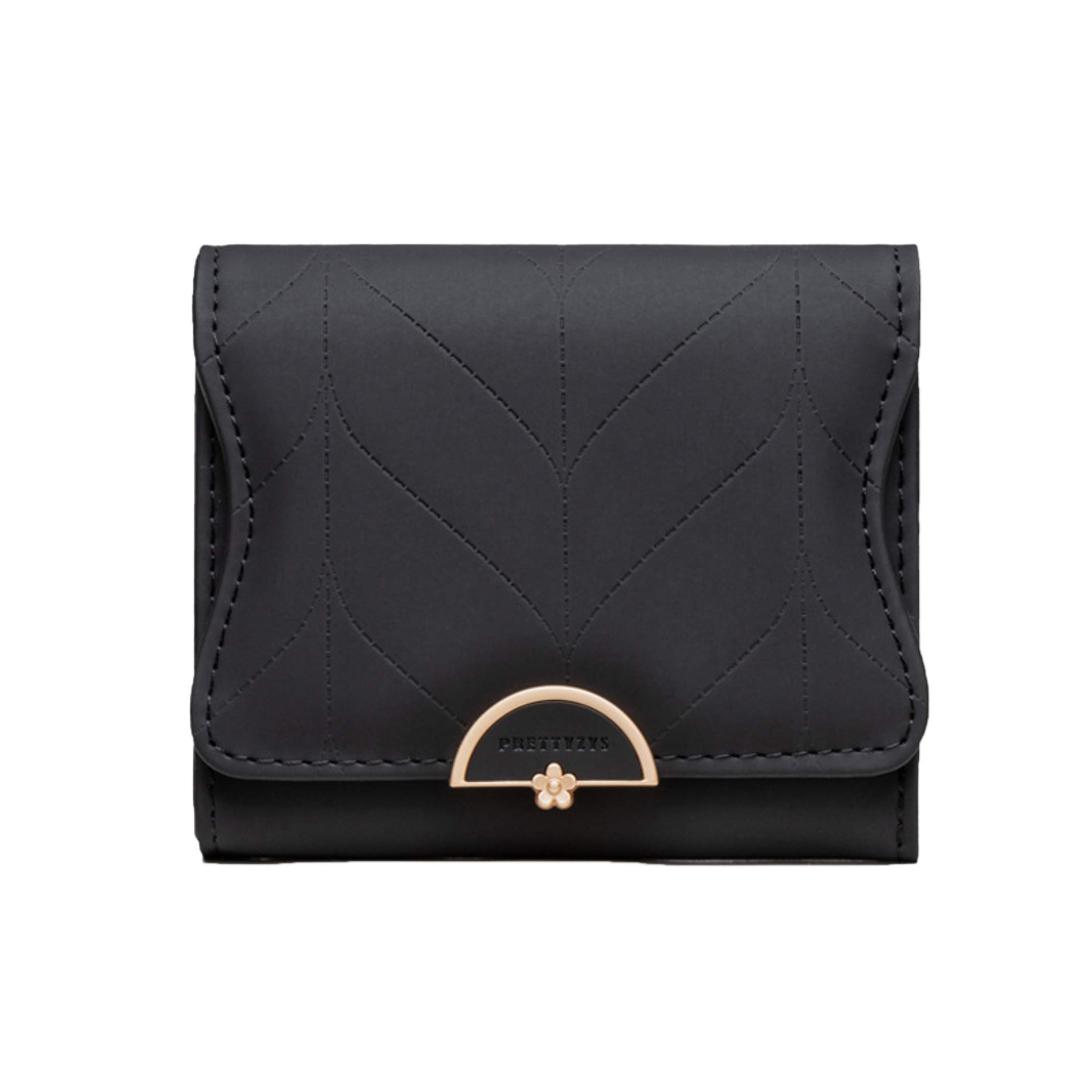 

Women s Mini Wallet with Coin Purse, Bifold, Simple and Stylish, Perfect Gift (Black)