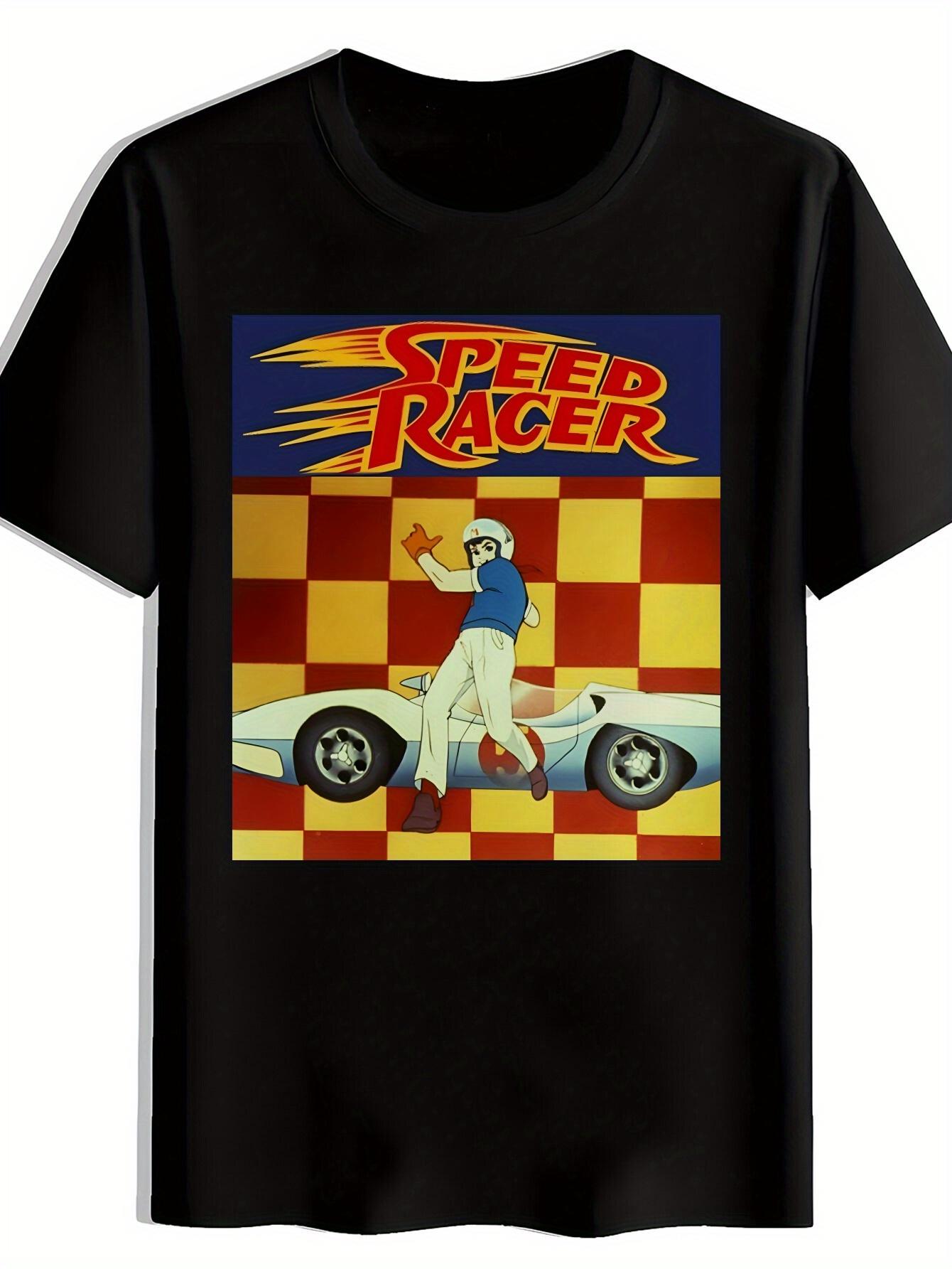 T-shirt One-Piece Vintage Cartoon Character Speed Racer Graphic XXXL