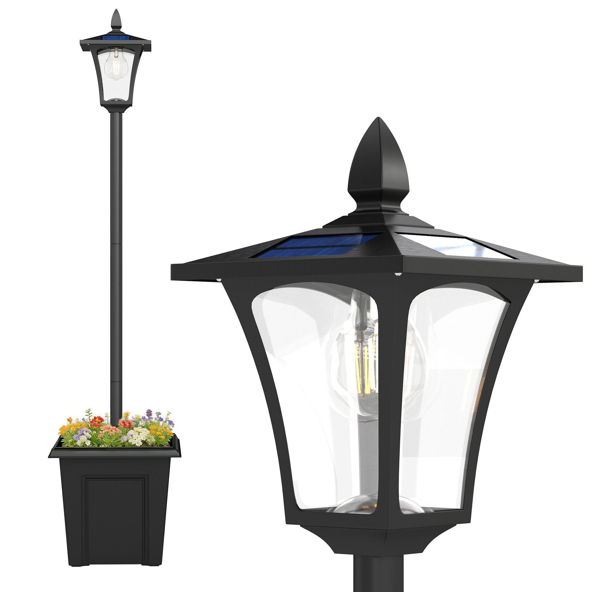 Garden Solar Lamp Post Light, Waterproof