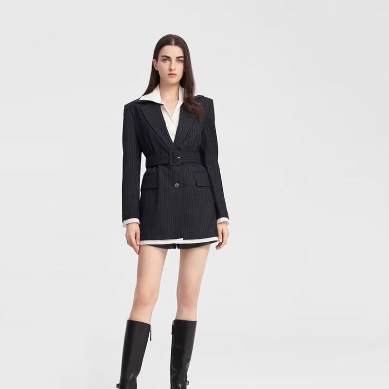 

ELLASSAY Elegant Textured Trench Coat S