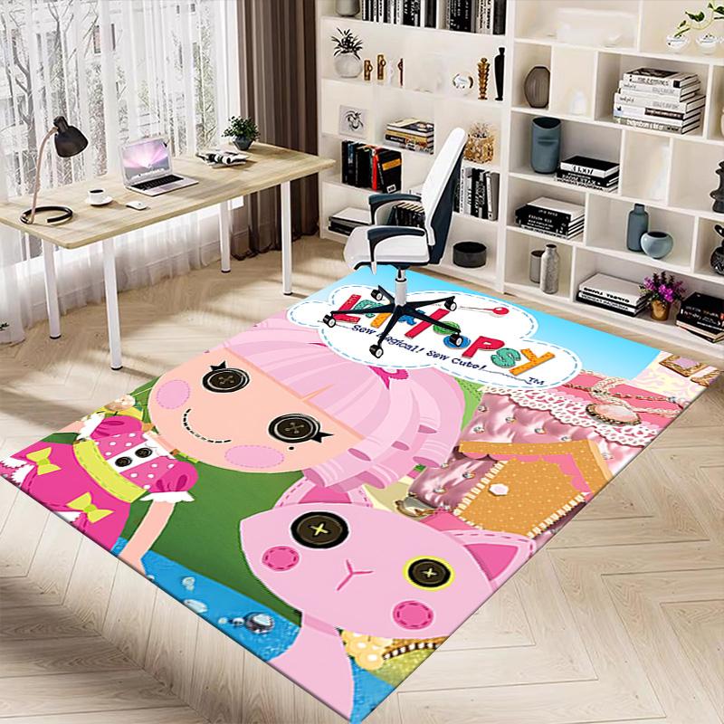 Sew Magical Sew Cute Carpet For Playroom Bedroom Living Room Sofa Home Decor Kids Game Area Rug Nonslip Floor Mat