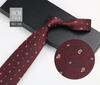 Men'S Tie 8Cm Dress Gentleman'S Suit Shirt Burgundy Wedding Groom Pattern Hand Wear Business Tie