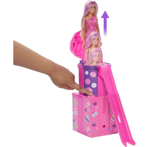 Кукла Barbie Party Unboxed День рождения сюрприз с горкой День рождения щенка Подарочный набор кукла и аксессуары 12 сюрпризов J