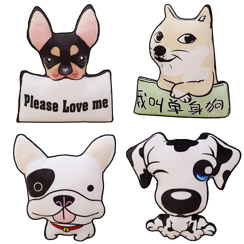 Single Dog Plush Toy Doll Large Dog Sleeping Pillow To Give Birthday Gifts for Men and Women