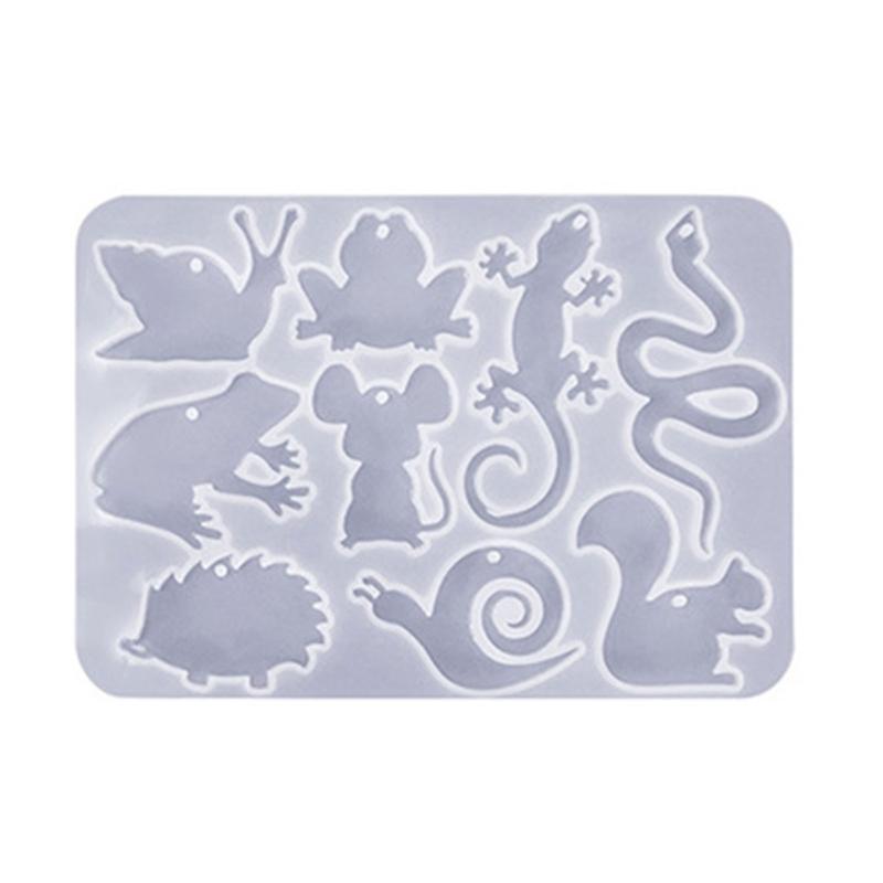 Crystal Resin Silicone Mold Geometric Animal Molds for Earrings Listing Jewelry Making Charm DIY Necklace Pendant Molds