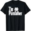 Der Pomvater - Pom Vater Lustiger Hund Papa Zwergspitz T-Shirt