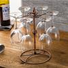 Quick Drainage Goblet Holder 6 Hooks Drinking Glasses Display Stand  Bar Storage