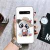 Lovely Panda Baby Cute Phone Case For Samsung Galaxy S20 FE S10 Plus S21 S22 Ultra S10E S9 S8 S7 Edge J4 + Fundas Cover Coque