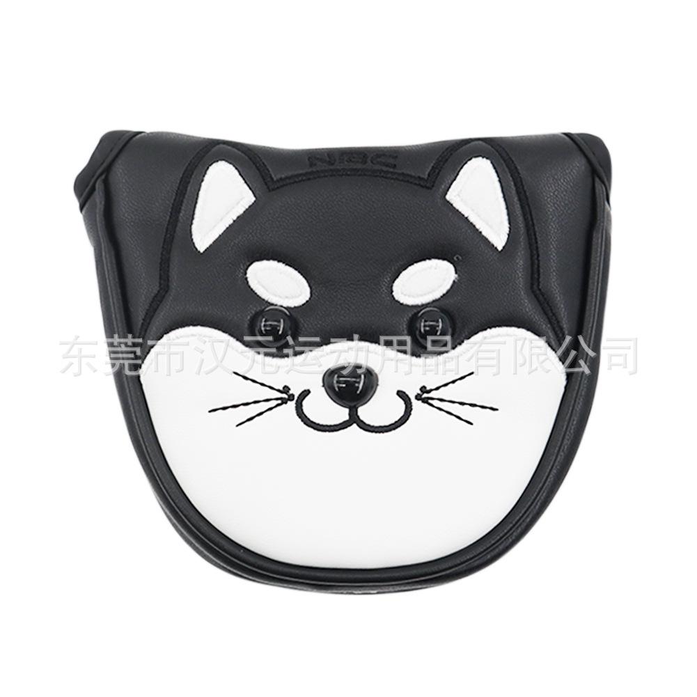 Golf club cover, protective cover, iron rod cover, Shiba Inu outdoor sports accessories