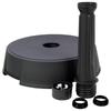 Anthracite Concrete Garden Umbrella Base 15 Kg