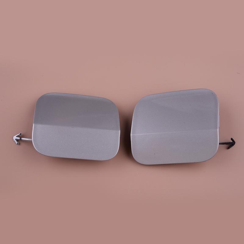 1 пара Серебристые Заглушки Отверстий Буксировочных Крюков Переднего Бампера Пластиковые Подходят для Toyota Highlander