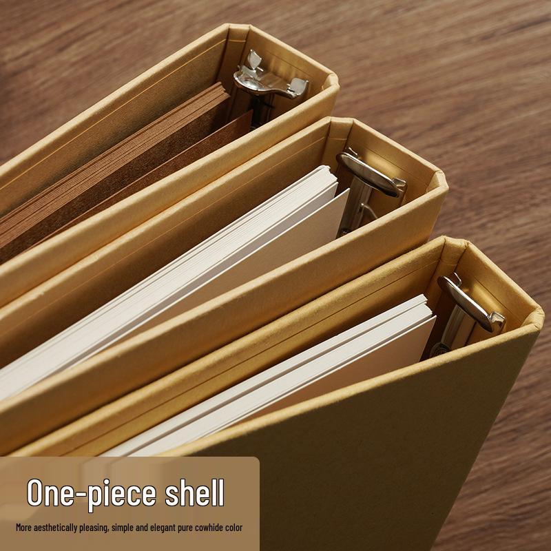 A4 Kraft Paper Cover DIY Photo Album & B5 Classmate Growth Journal
