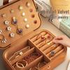 Premium Sieraden Opbergdoos voor Oorbellen, Armbanden, Ringen & Kettingen - Gouden Draagbare Ornamenten Koffer
