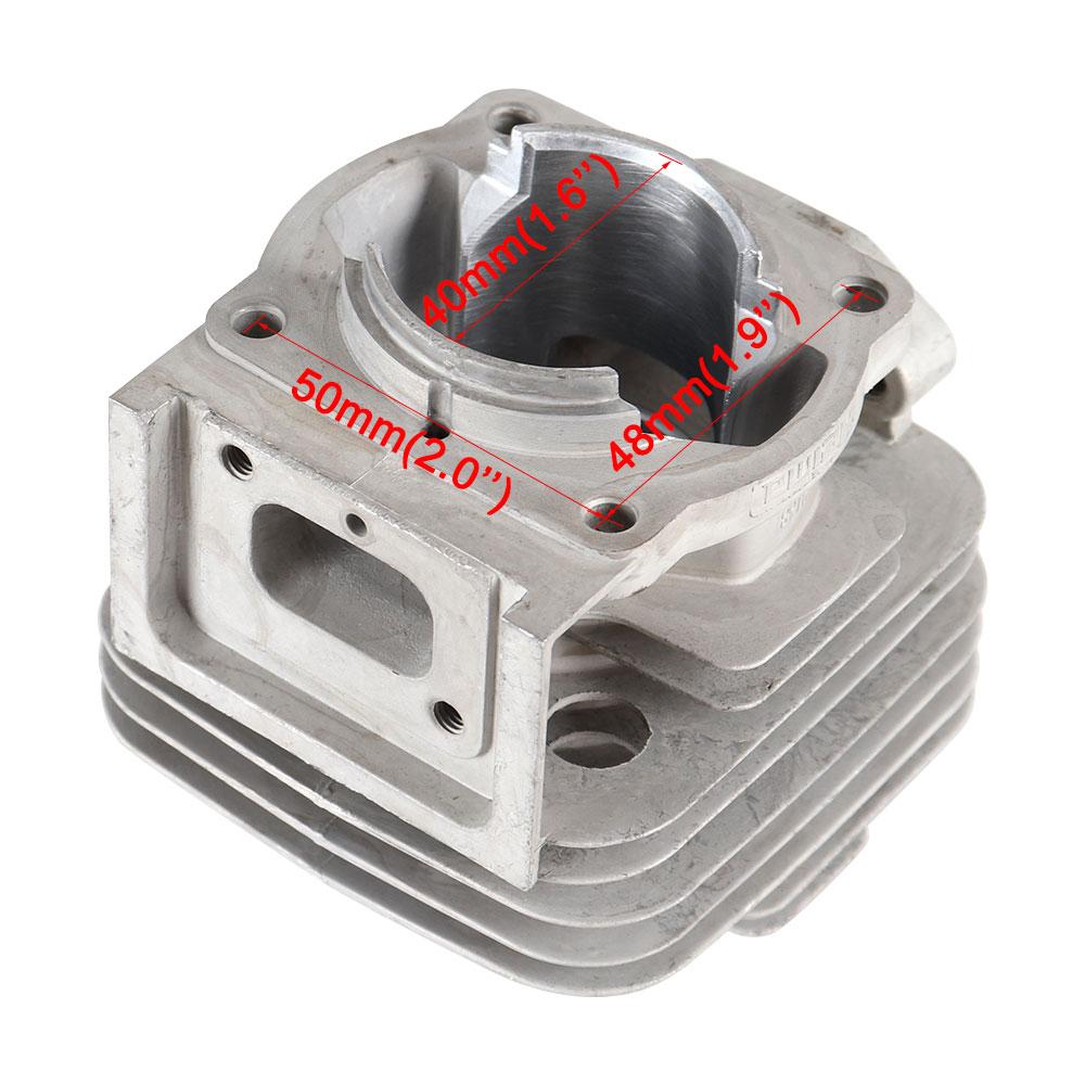 40MM Cylinder Piston Kit 43CC 52CC 1E44F-5 44F-5 44-5 BG520 CG520 CG430 1E40F-5 40-5 Garden Tools Rebuled Trimmer Parts
