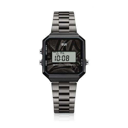 

[261EUI] 261EUI Unisex Metal Digital Watch EUI8101M-GB FREE