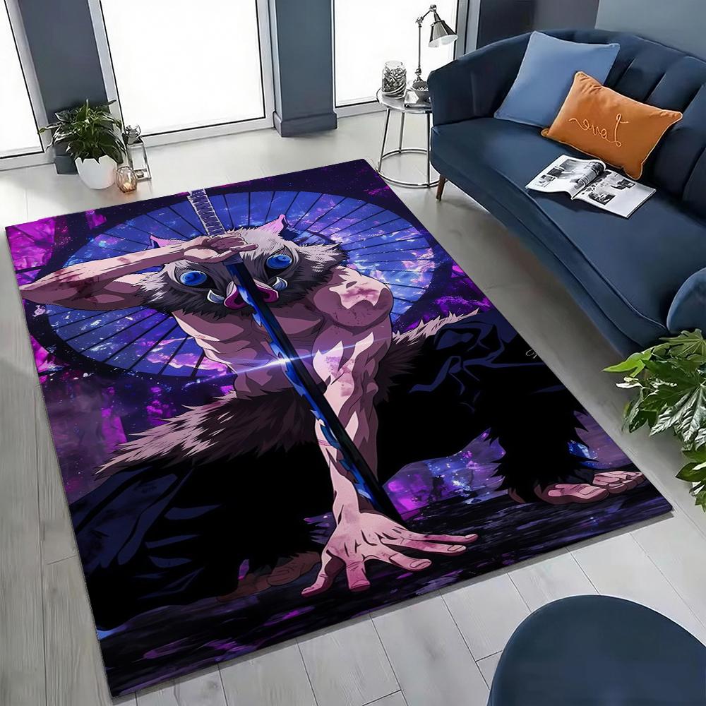 Demon Slayer Guardians Humanity Patterned Rug Allseason Carpet For Bedroom Kitchen Bathroom Home Decor Memorial Gift
