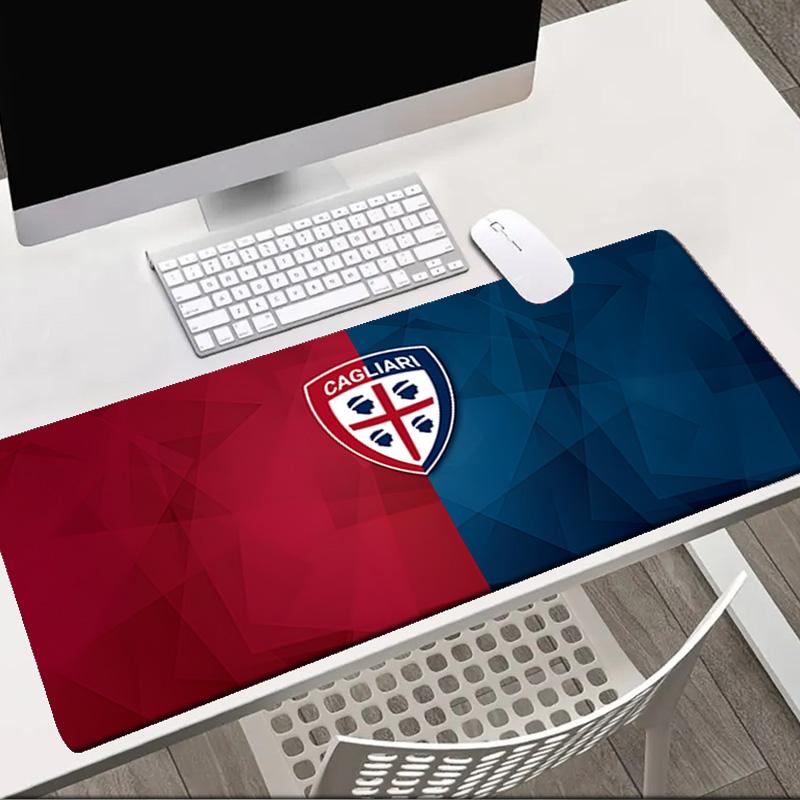 Cagliari Football Club Crest   Mouse pad Office Desk Mat, Gaming Mouse Pad Mousepad, keyboard pad,Heavy-Duty Non-Slip Rubber Backing, Gift