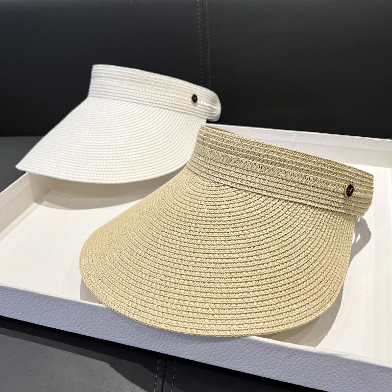 Weaving Visor, Empty Top Hat, Sun Protection Hat, Women's Sharafi Sun Hat, Foldable Hat, Cool Hat, UV Protection