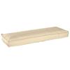 Beige Cushion 120 X 40 X 8 Cm Oxford Fabric