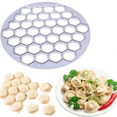 37 Hål Aluminium Knyteform Raviolitillverkare Rysk Pelmenitillverkare Knytemaskin Ravioliskärare Köksmatlagningsverktyg
