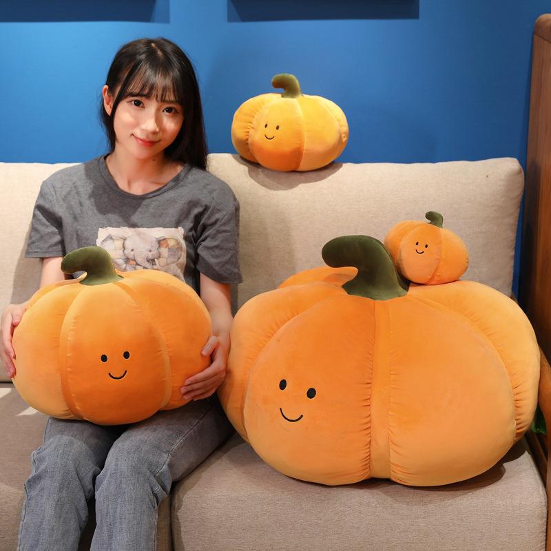 Cartoon Cute Expression Pumpkin Doll Plush Toy Halloween Pumpkin Doll Children'S Company Soothing Cloth