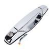Front Chrome Exterior Door Handle Replacement for Chevy Silverado 1500 2500HD 3500HD Car Outer Door Handle Left Driver