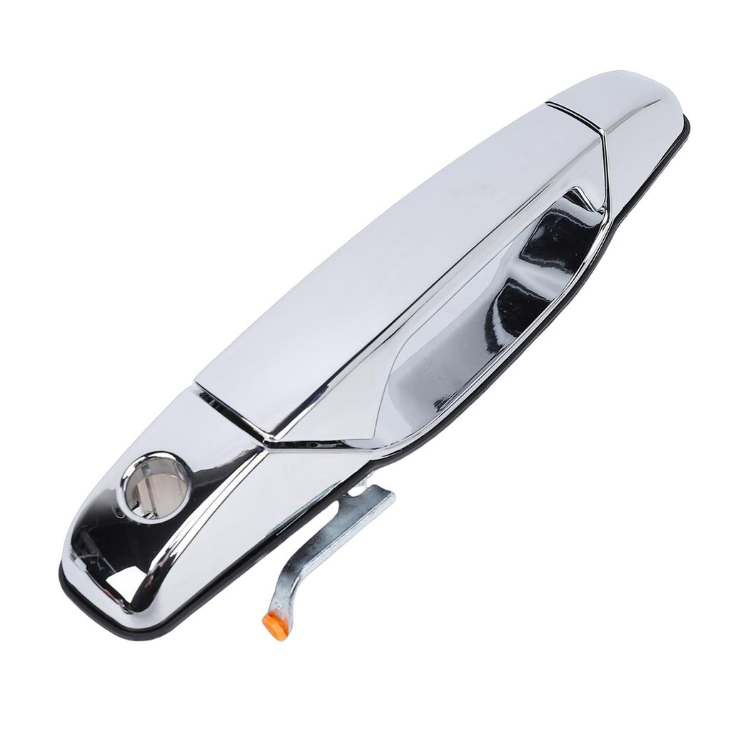 Front Chrome Exterior Door Handle Replacement for Chevy Silverado 1500 2500HD 3500HD Car Outer Door Handle Left Driver