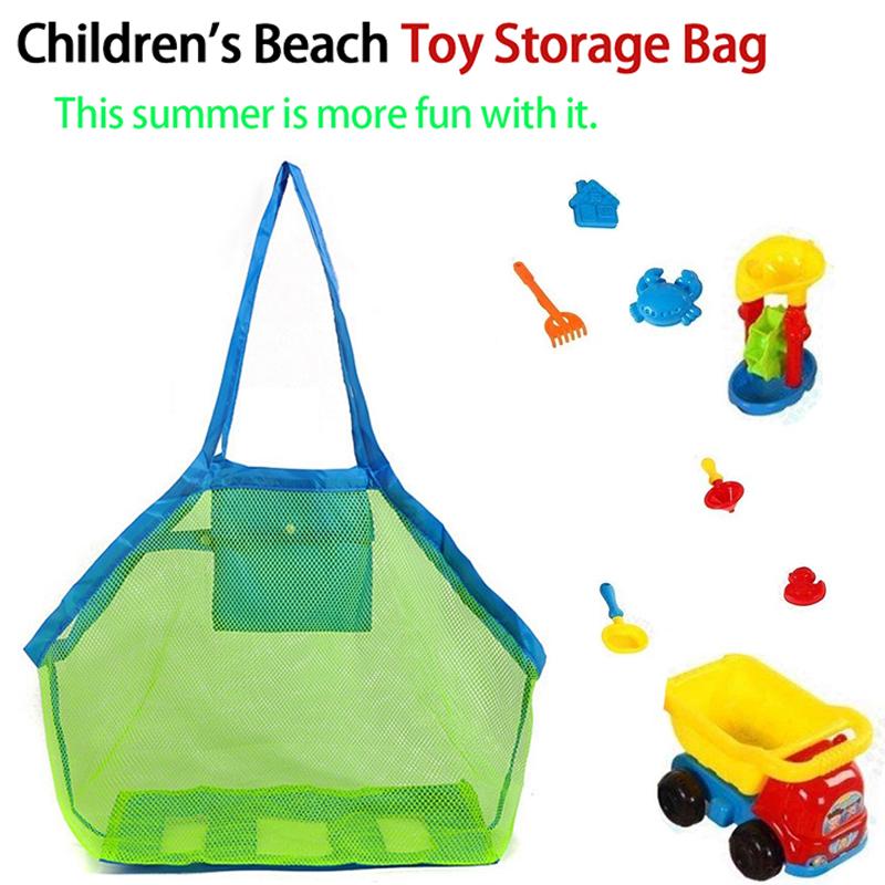 Children Protable  Beach Toys Bag Kids Beach Bag Toys Storage Bags Swimming Large Beach Mesh Pouch