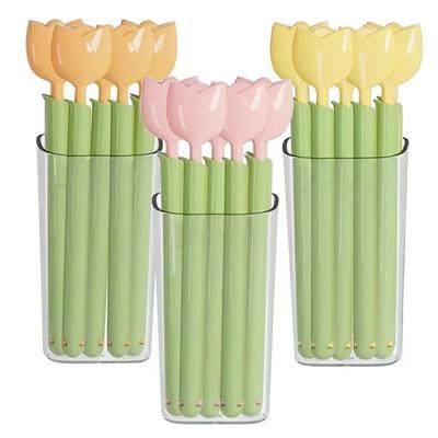 5 Stück tulpenförmige Beutelclips Tragbarer Lebensmittel-Snack-Brotverschlussclip Mit magnetischer Aufbewahrungsbox Versiegelter Clip Küchenzubehör