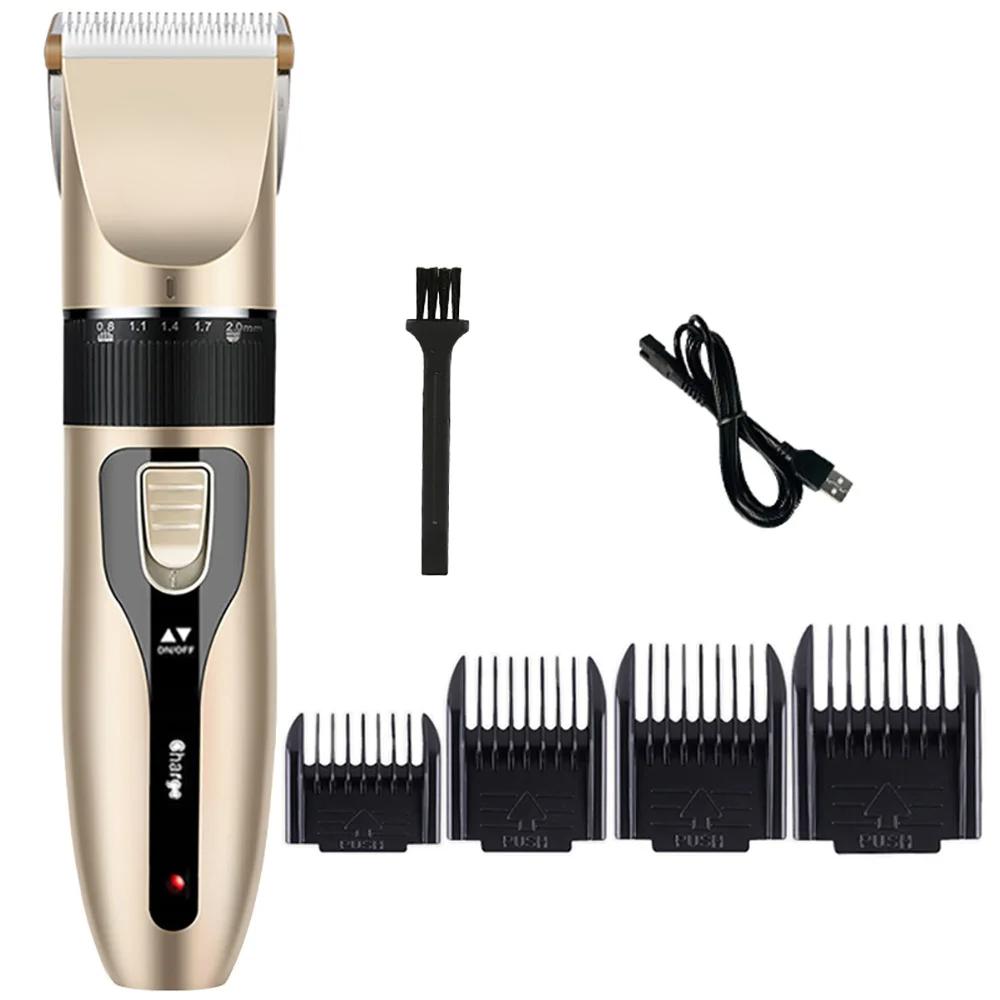 Dog Cat Clipper Hair Clippers Grooming Haircut Pet Shaver Conjunto completo Pets Recarregável Professional Cutter Shaver Máquina de corte