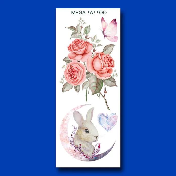 MEGA TATTOO Tattoo Sticker MTS 14- Blooming