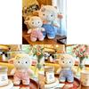 Backstrap Sheep Plush Toy With Flower Design Soft Cotton For Kids And Collectors