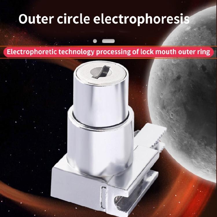 4Pcs Showcase Glass Door Safety Cabinet Lock, Glass Showcase Lock Sliding Glass Cabinet Lock Display Cabinet Door Lock