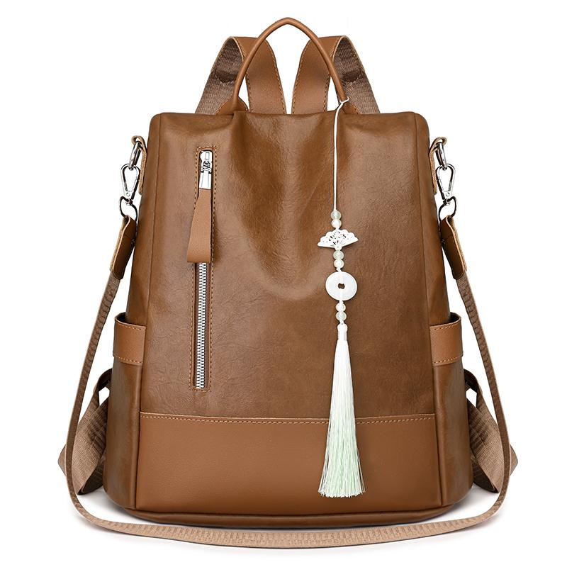 Quasten-Rucksack, Diebstahlschutz, Damen-Rucksack, Pendlerrucksack, große Kapazität, Mehrzweck-Reiserucksack