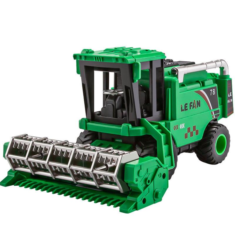 Farmer Car Children's Combine Harvester Toy Model Tractor Inertia Wheat Agricultural Transport Vehicle Boy Toy