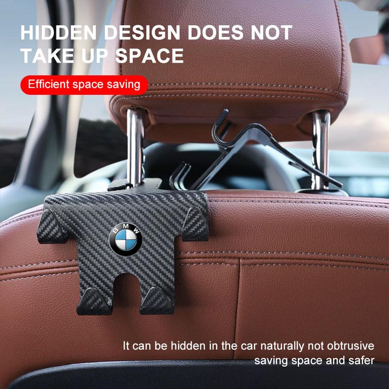 Car Seat Headrest Hook Universal Phone Holder Backseat Organizer For BMW E46 E39 E90 E60 E36 F30 F10 E34 E30 F20 E92 M3 M4 M5 X3 X4 X5 X6 X7