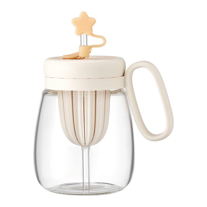 Taifu Gao Heat-Resistant Glass Straw Coffee Cup T8071