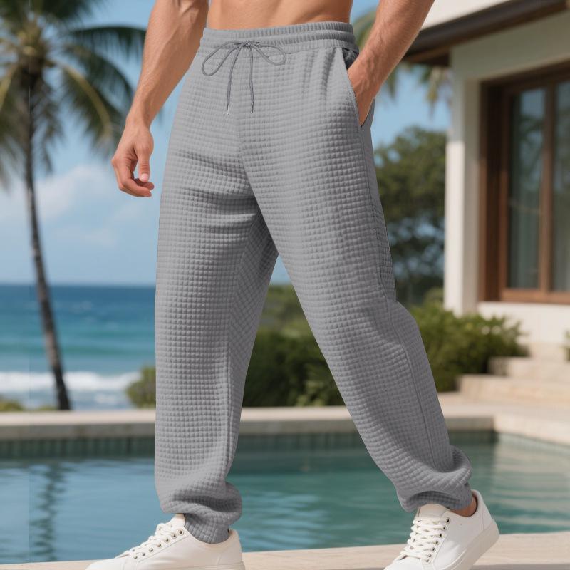 

Men s Autumn and Winter Loose Simple Commuting Casual Straight Pants XXXL сірий