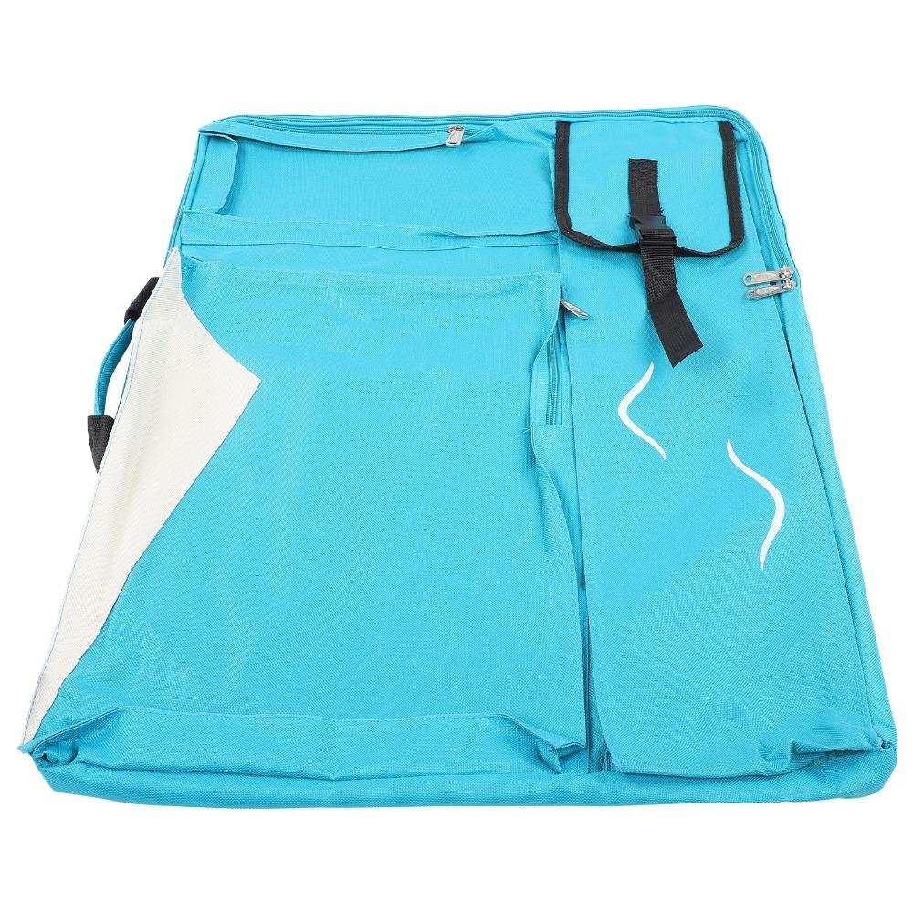 1 pièce Sangles d'épaule renforcées Sac de dessin d'art Étui Portfolio d'art en tissu Oxford durable Voyage