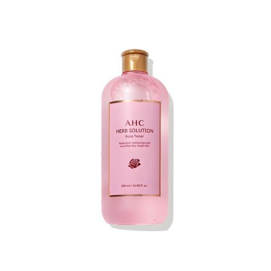AHC Herb Solution Rose Toner Hydrating Soothing Floral Toner 500ml