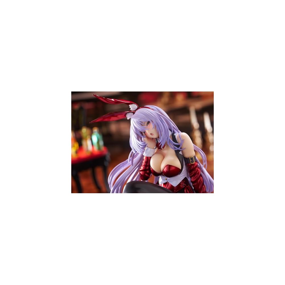 PLUMPMOA Shy Girlfriend "Amagasa Tsuzuru Bunny Style" Illustrated by Piro Mizu (Christmas Santa Bunny Color) 1/7 Scale PVC Pre-painted Complete Figure